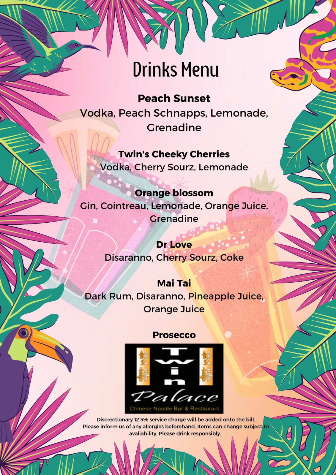 Bottomless Brunch Twin Palace